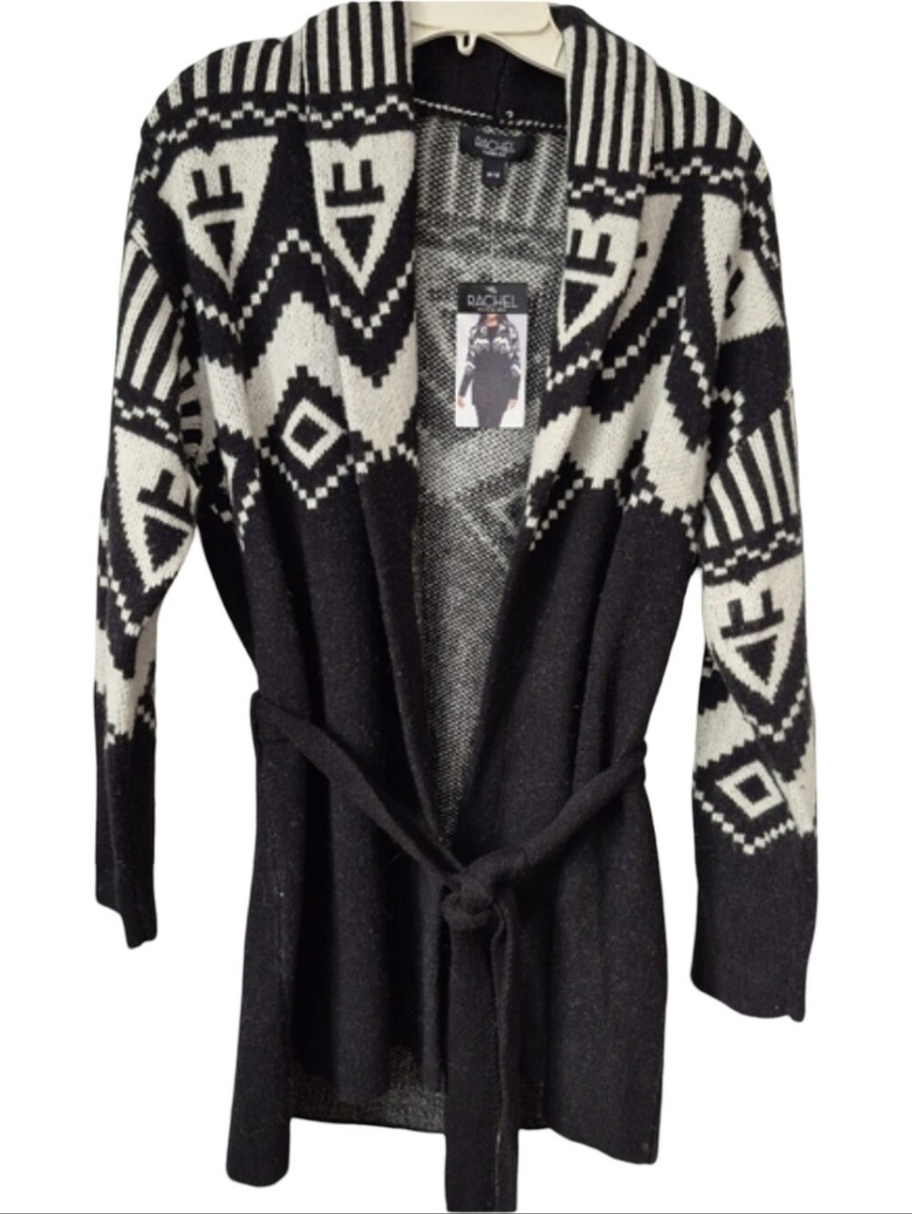 NWT Rachel Roy Womens Tie Belted Sweater Size M